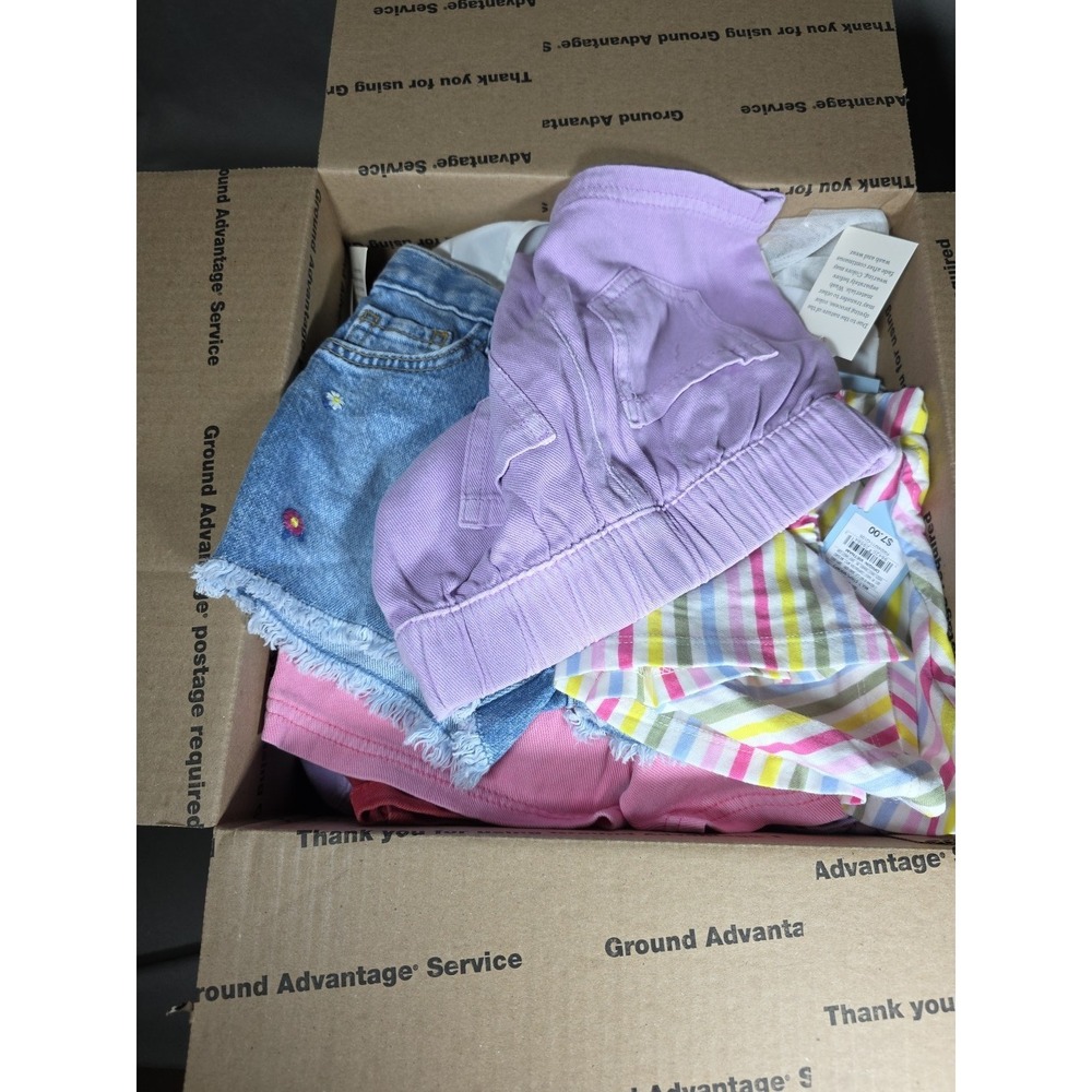 Cat & Jack Toddler Girls Clothing Lot of 24 Multiple Sizes Multiple Denim Shorts